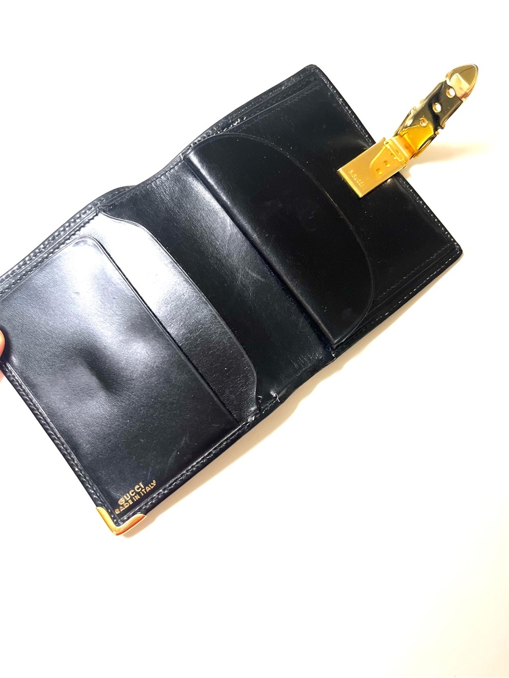 Gucci Authentic Vintage Black Compact Wallet - Picture 7 of 15